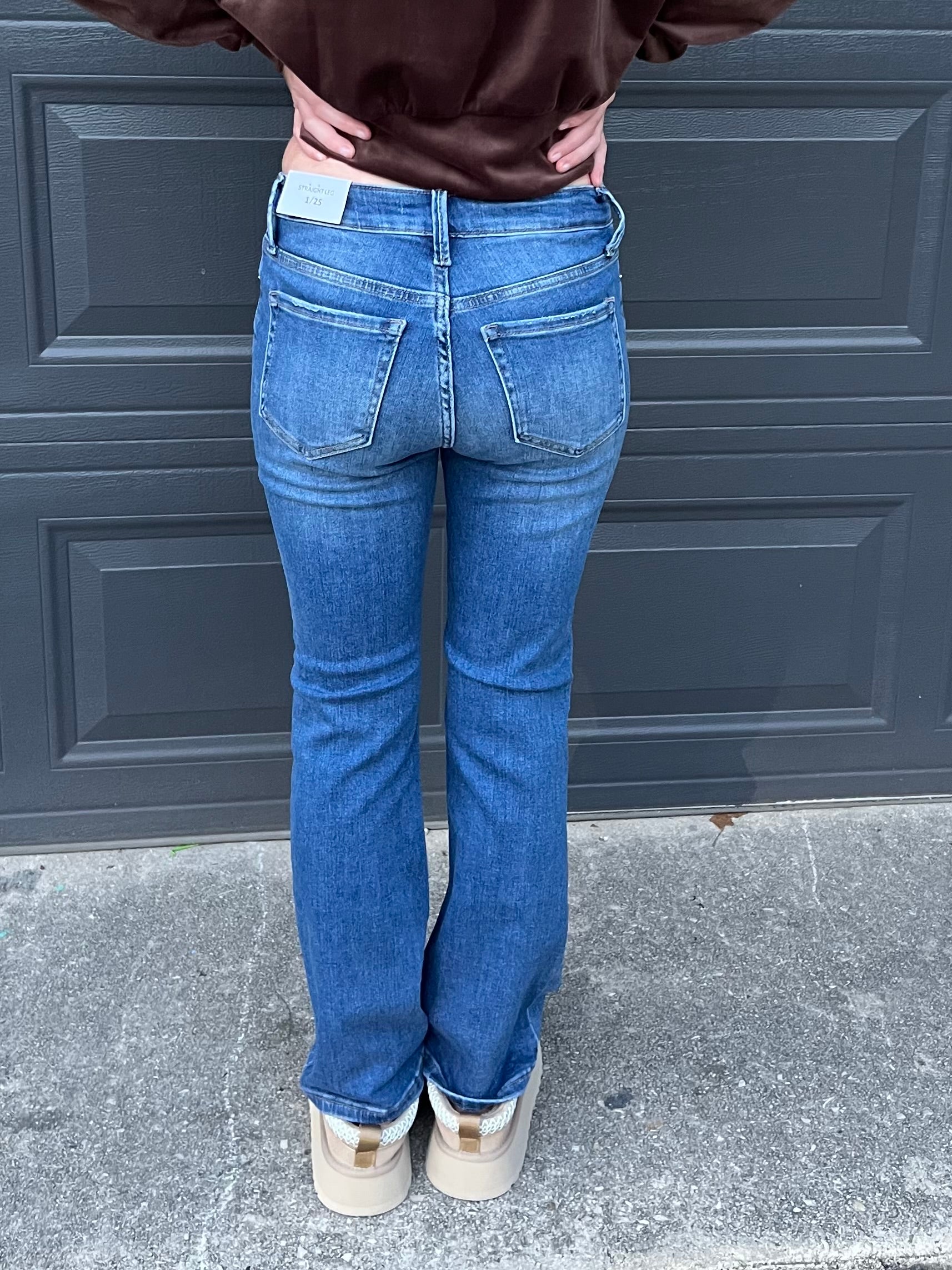 Sasha Full Size Jeans with Short Inseam
