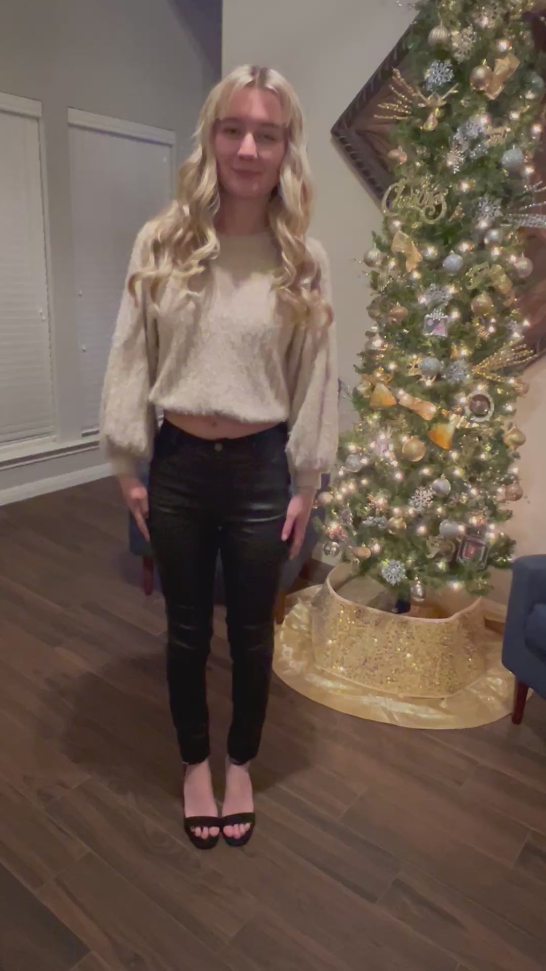 Lucy Faux Leather Stretch Skinny Pants