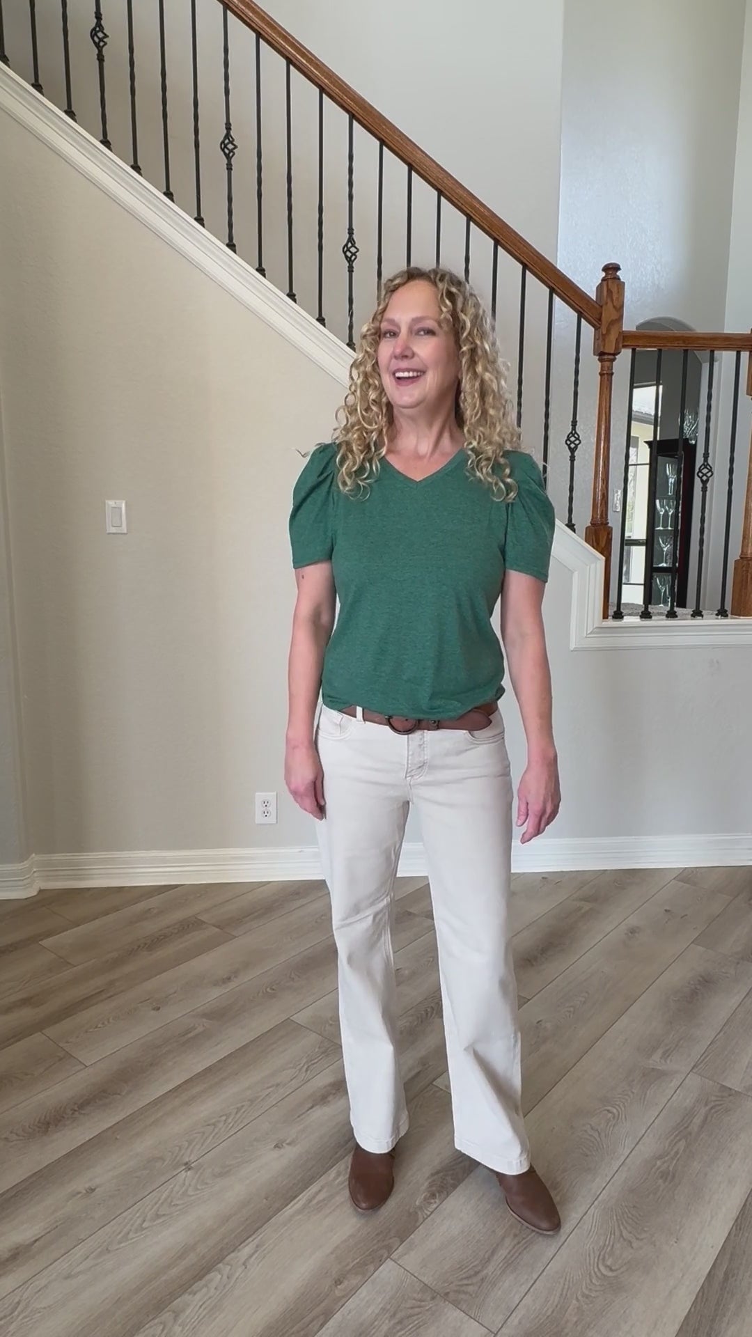 Ashley RISEN Mid Rise Straight Jeans